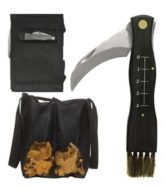 Sagaform Forest Mushroom, Fungi, Fungus Knife and Bag Set 4